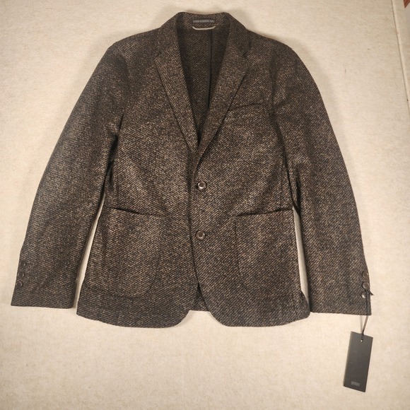 Men's Classic Brown Tweed Blazer - Picture 1 of 13